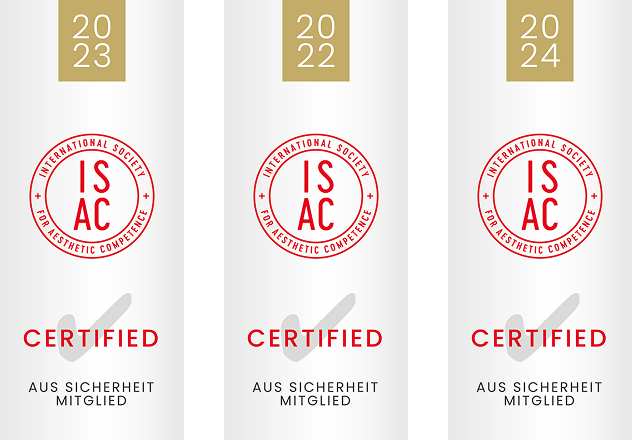 ISAC-Zertifikate 2022–2024 – International Society for Aesthetic Competence