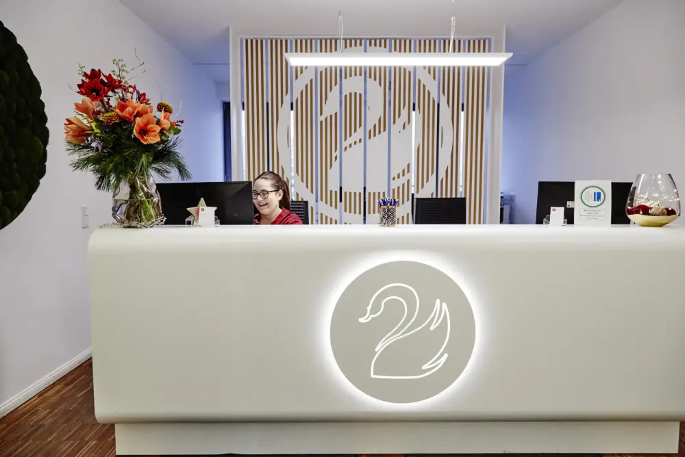 Rezeption im S-thetic Lipödemzentrum